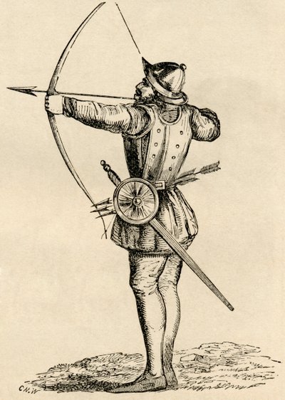 Archer anglais tirant à l